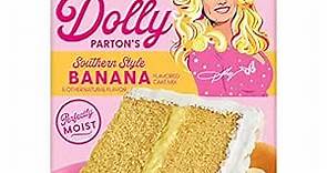 Duncan Hines Dolly Parton's Favorite Southern-Style Banana Flavored Cake Mix, 15.25 oz.