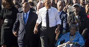 Barack Obama: Civil Rights Activist Amelia Boynton Robinson Was A 'Dedicated And Courageous Leader'