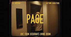 Ed Sheeran - Page (Live From Deborah's Living Room)