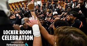 Week 15 Locker Room Celebration l Cincinnati Bengals
