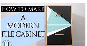 How to Make: A Modern File Cabinet