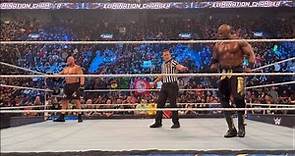 Brock Lesnar vs Bobby Lashley Full Match - WWE Live Event