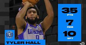Tyler Hall Catches Fire For A Career-High 35 PTS & 10 3PT In Win Over Wolves!