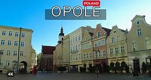 Opole, Poland 🇵🇱 4K Walking Tour 2023 - Old Town & Historic Opole Market Square