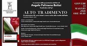 Alto Tradimento | Presentazione del libro di Angelo Polimeno Bottai