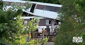 D.C. train crash raw footage