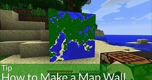Tip: How to Make a Map Wall in Minecraft
