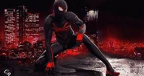 Live Wallpaper | Miles Morales In The Rain Spider-man: Into The Spider-verse