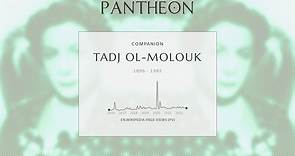 Tadj ol-Molouk Biography - Queen of Persia/Iran from 1925 to 1941