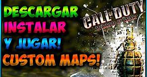 ¿Cómo DESCARGAR, INSTALAR y JUGAR a Custom Maps World at War?