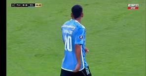 Joao Grimaldo burló la marca de Felipe Melo con una 'huacha'