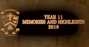 Parramatta Marist High School's Year 11 2018 Highlights and Memories