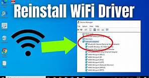 How to Reinstall a Wireless Network Adapter Driver in Windows (2022)