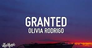 Olivia Rodrigo - Granted (Lyrics) | High School Musical: The Series (Season 2)