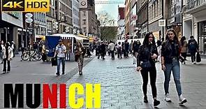 Germany Walking Tour 2022 Munich Walking Tour - City centre and Marienplatz [4K HDR]