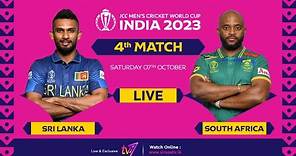 🔴 LIVE | 4th Match #CWC23 | Sri Lanka vs South Africa 🏏 🏆