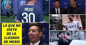 Lo que no viste de la HISTÓRICA llegada de Messi a PSG. Las mejores imágenes del primer día en París