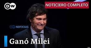 DW Noticias del 19 de noviembre: Milei es elegido presidente de Argentina [Noticiero completo]