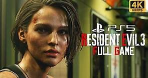[4K UHD] Resident Evil 3: Remake - FULL GAME - PS5 (UPGRADE) 4K HDR 60FPS Full Gameplay