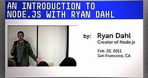 Introduction to Node.js with Ryan Dahl