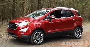 2018 Ford EcoSport Titanium 1-Liter EcoBoost Test Drive Video Review