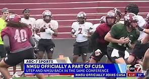 New Mexico State University officially joins Conference USA