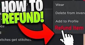 *Easy* How To Refund Items on Roblox in 2021!