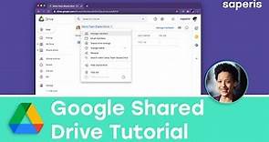 Google Shared Drive Tutorial: What it is and how to use it
