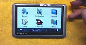 Tutorial and Operation Instructions for Garmin Nuvi 1300 1350 1450 1490 GPS