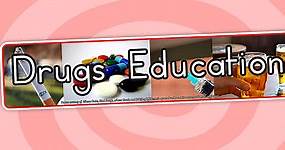 Drugs Education Photo Display Banner