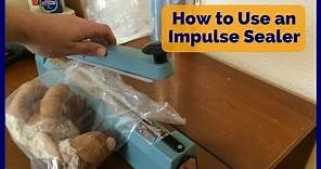 How To Use An Impulse Sealer to Poly Bag or Shrink-Wrap - Impulse Sealer Demo