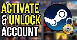 How To ACTIVATE / UNLOCK Your STEAM ACCOUNT (2023)