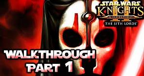 Star Wars Knights of the Old Republic 2 - KOTOR 2 Walkthrough Part 1 (All Quests + Max Difficulty)