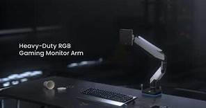 Heavy-Duty RGB Gaming Monitor Arm | LDT61-C012L | LUMI