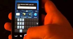 How to unlock Blackberry Torch 9850 9860 AT&T Verizon T-mobile Rogers