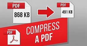 How to Compress a PDF with Adobe Acrobat Online | How to Make a PDF Smaller
