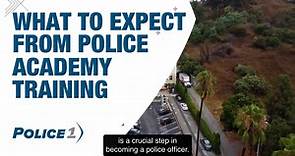 What to expect from police academy training