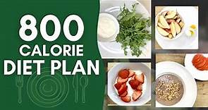 800 Calorie Diet Plan (7 Days With Recipes) by Diets Meal Plan