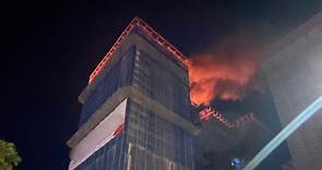 三重新建案傳出火警 頂樓全面燃燒搶救中 - 社會