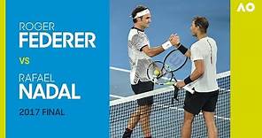 Roger Federer vs Rafael Nadal - Australian Open 2017 Final | AO Classics