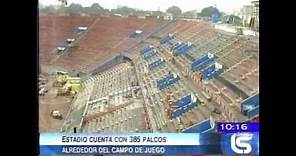 Estadio Nacional Lima 2011 - Capacidad 55 mil espectadores