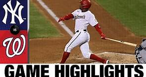 Victor Robles shines in 9-2 win vs. Yankees | Yankees-Nationals Game Highlights 7/25/20