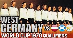 WEST GERMANY 🇩🇪 World Cup 1970 Qualification All Matches Highlights | Road to Mexico