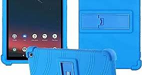 HminSen Case for Walmart Onn 8 Inch Gen 3 2022 Model:100071483 Tablet, Kids Friendly Protective Soft Silicone Adjustable Stand Cover for Walmart Onn 8 Inch Gen 3 2022 Tablet.(Blue)