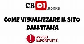 COME VISUALIZZARE CB01.ROCKS ITALIA DATO L'OSCURAMENTO ATTUALE / Dangerous_Player07 - RICCARDOLGYT