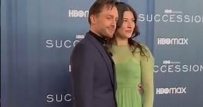 Kieran Culkin with his Wife Jazz at the HBO's "Succession" Season 4 Premiere. #kieranculkin