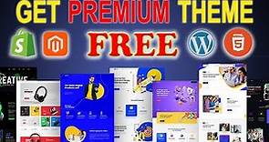 Download Premium Theme For Free In 5 Mins | For WordPress and Shopify websites
