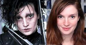 Edward Scissorhands Makeup Transformation - Cosplay Tutorial