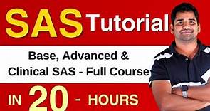 SAS Tutorial Full Course