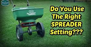 Fertilizer Spreader Settings | How To Calibrate Spreader For Milorganite and Other Fertilizers